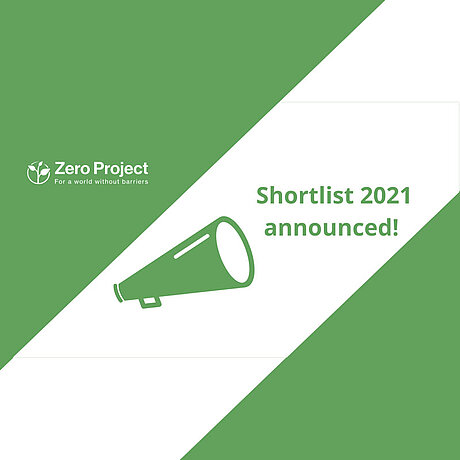 Zero Project Shortlist 2021 announced web